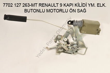 KAPI KİLİDİ ÖN SAĞ OEM 7702127263MT R9 BUTONLU (MOTORLU) ELEKTİRİKLİ