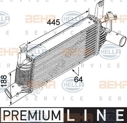 TURBO RADYATÖRÜ 342355 NAVARA D40 PATHFINDER 2.5 DCI 4WD 05->
