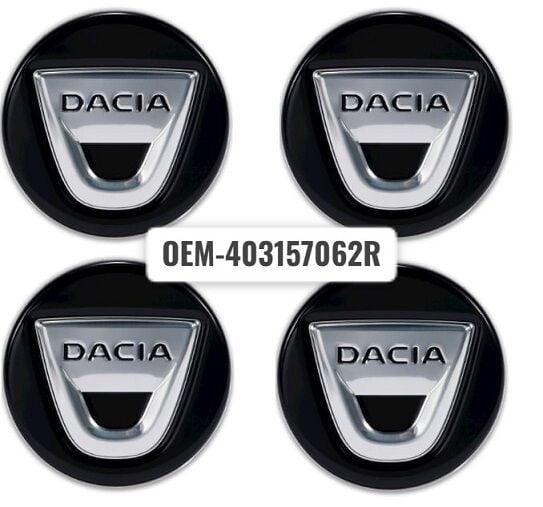Duster 1 Jant Kapak Arması Takım Siyah 403157062R Renault Orijinal