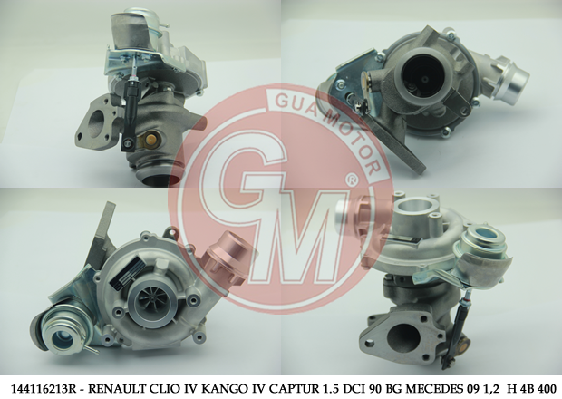 TURBO SARJ KANGOO III-CLIO IV-CAPTUR-CITAN 1.5DCI K9K 90BG