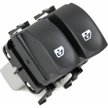 Clio 3 Modus Sol Ön Cam Açma Düğmesi Butonu Çiftli Gri 8200214939 Renault Mais