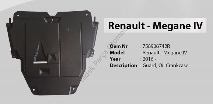 Megane 4 Karter Muhafazası 758906742R 758905275R