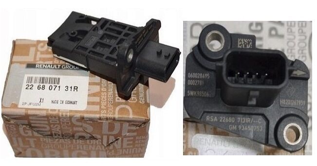 Kadjar Trafic 3 Hava Debimetre Map Sensörü Akışmetre Kaptörü 1.6 Dci R9M 226807131R Renault Mais