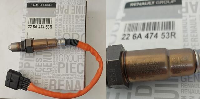 Kadjar Clio 4 Captur 1 Oksijen Sondası Sensörü 1.5 Dci K9K 2013 2022 226A47453R Renault Mais