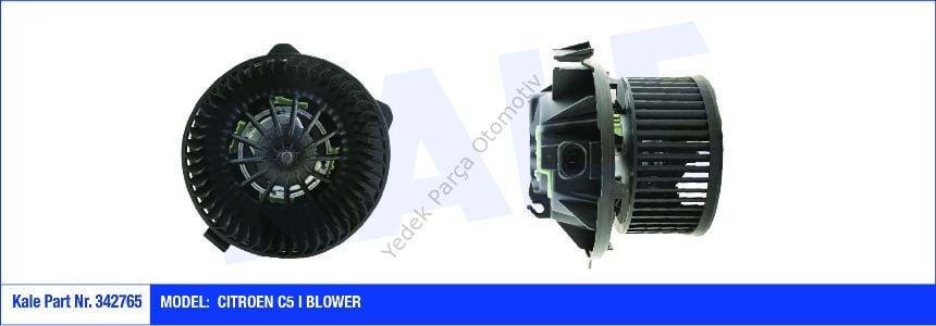 KALORİFER MOTORU 342765 C5 I 1.8 2.0 2.2 3.0 (01 04) 12V OTOMATIK KLIMALI
