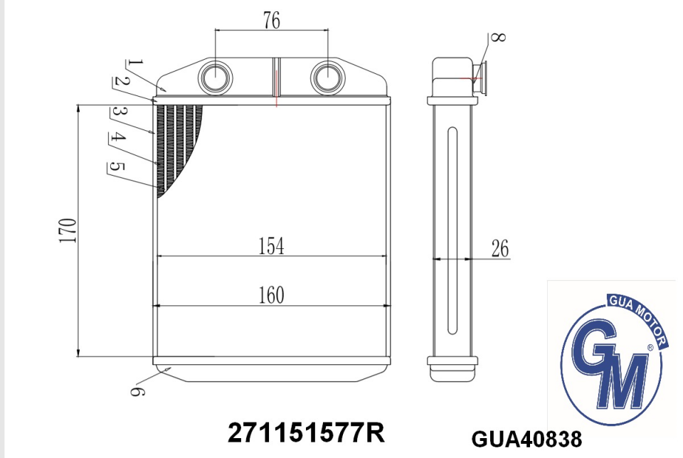 KALORIFER RADYATORU CLIO IV-CAPTUR