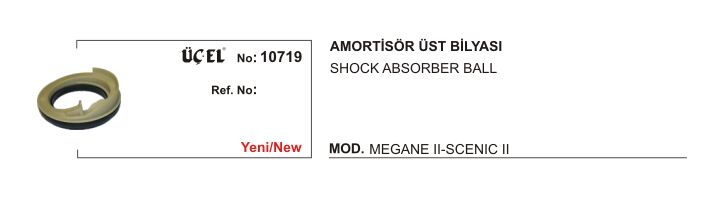 Megane 2 Scenic 2 Ön Üst Amortisör Bilyası 7701207678 Üçel
