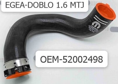 TURBO HORTUMU 52002498 EGEA 1.6 MJET 500L 1.4
