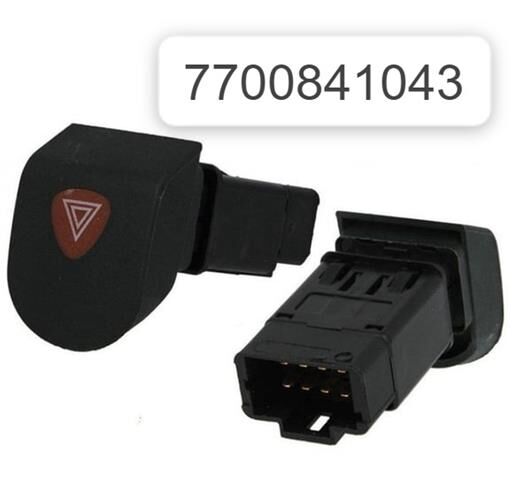 Megane 1 Dörtlü Tuşu Flanşör Anahtarı 9 pin 7700841043 İthal