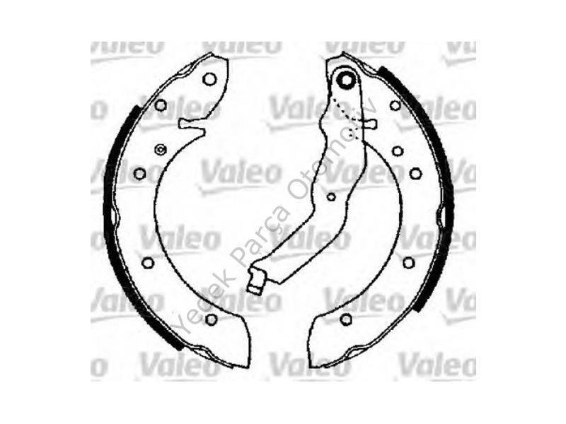 PABUCLU BALATA ARKA MEGANE 1.4 1.6 1.9D 2.0 (99-03) LAGUNA 1.8 2.0 (95-01) SCENIC 1.9TDI 2.0 96=>