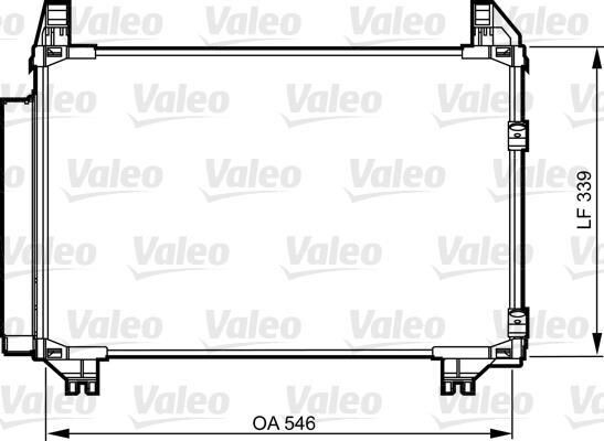 KLİMA RADYATÖRÜ 343110 YARIS CHARADE 1.0 VVT I 1.3 VVT I 05-> (KURUTUCU İLE)