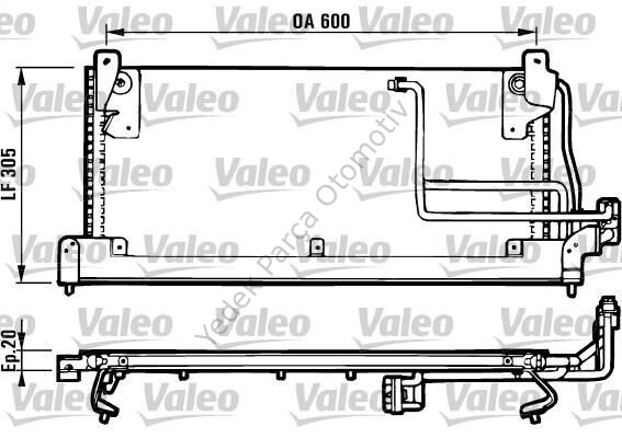 KLİMA RADYATÖRÜ 8FC351037591 CORSA-B TIGRA-B