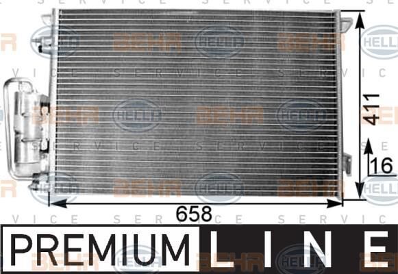 KLİMA RADYATÖRÜ 8FC351300301 VECTRA-C Z16XE 1.8
