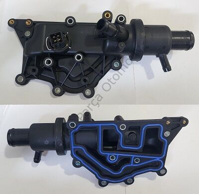TERMOSTAT KOMPLE MÜŞÜRLÜ 8200561426 CLIO II 1.4 16V-1.6 16V 1998=> LAGUNA II 1.6