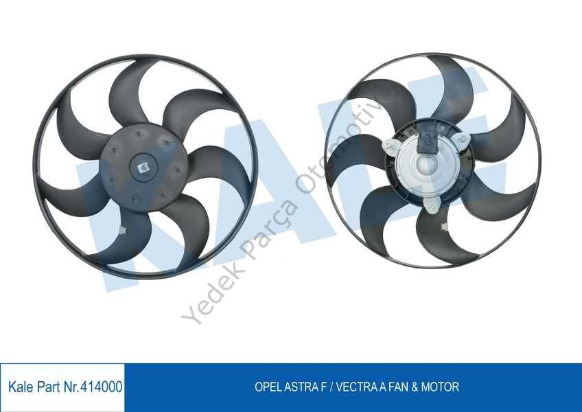 SU FAN MOTORU 414000 VECTRA-A 1.6 1.8 2.0 16V (91-98) (365MM)