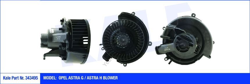 KALORİFER MOTORU 343495 ASTRA-G ASTRA-H 12V