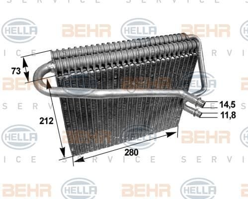 KLİMA EVAPORATÖRÜ 8FV351211031 ASTRA-G