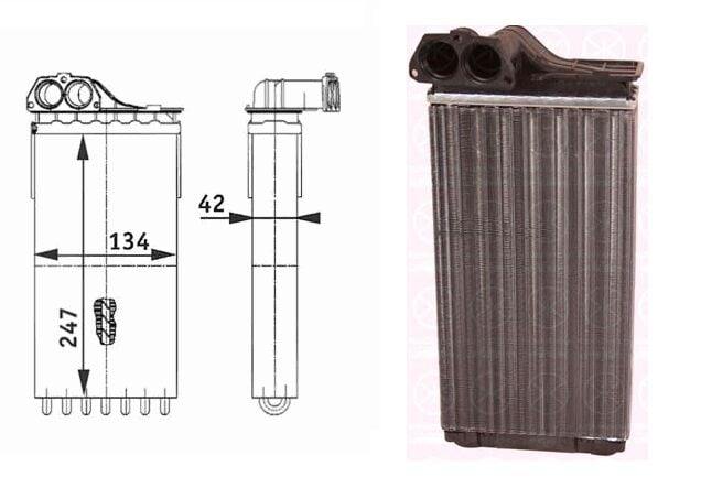 KALORİFER RADYATÖRÜ 8FH351312131 P307 (00-)
