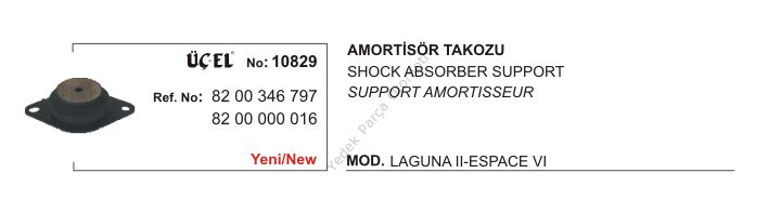 ŞANZUMAN TAKOZU 10829 LAGUNA-II