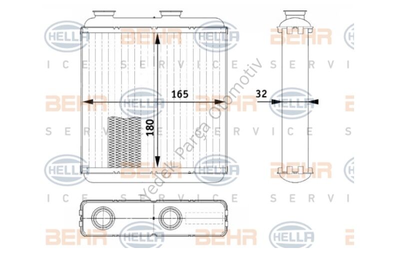 KALORİFER RADYATÖRÜ 8FH351311231 CORSA-D MERIVA (03-10) 1.6 1.3 CDTI 1.7CDTI