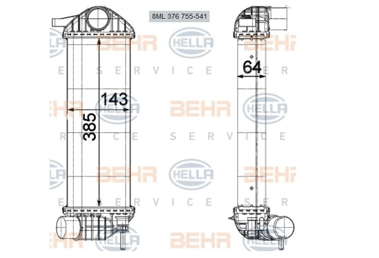 Kango 3 Turbo Radyatörü 1.5 Dci K9K  2008 2020  8200427469 8200382109 Behr