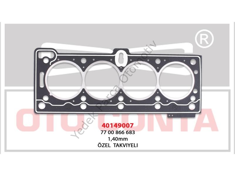 SILINDIR KAPAK CONTASI  ( LPGLI ARACLARA OZEL  ) MEGANE I-CLIO II-SYMBOL 1.4-1.6 8V-R19 1.4I-DACIA S