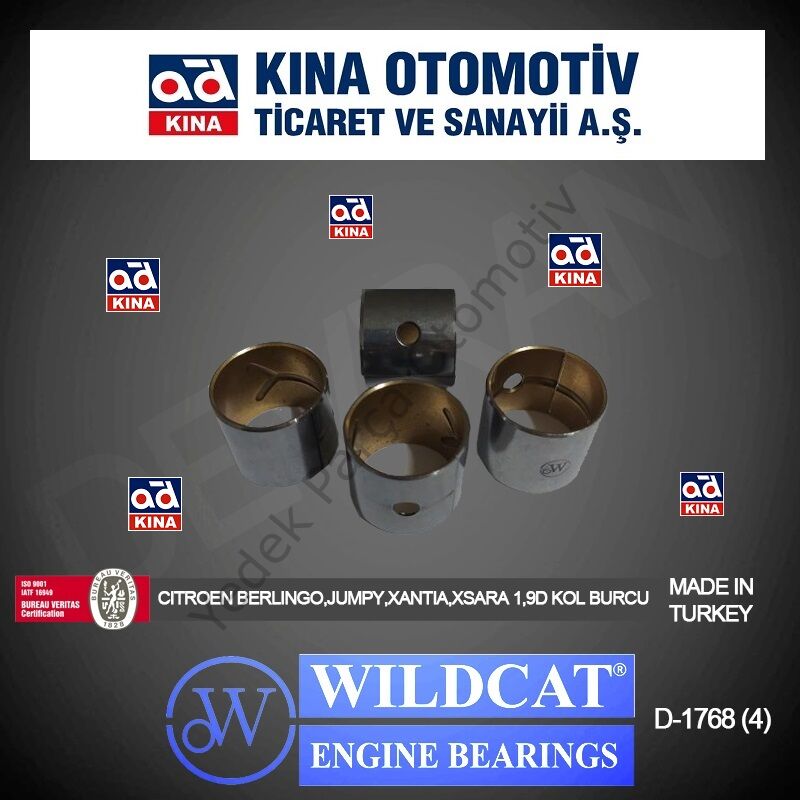 PİSTON KOL BURCU 1768 PARTNER 1.9D DW8 BERLINGO JUMPY XANTIA XSARA