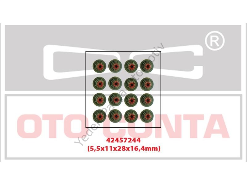 SUBAP LASTIGI (5.5.mm) CLIO KANGOO MEGANE LOGAN 1.6 16V LAGUNA MEGANE 2.0 8V K4M F4R SILIKONLU
