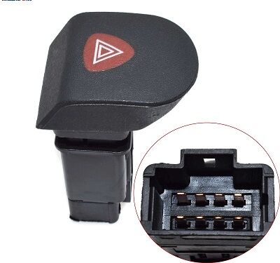Kangoo 1  Dörtlü Sinyal Flaşhör Düğmesi Butonu 1998 2008 7700308821 Renault Orijinal