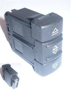 Master 1 R19 Europa Sol Ön Cam Düğmesi Butonu 7700817339 Ekim