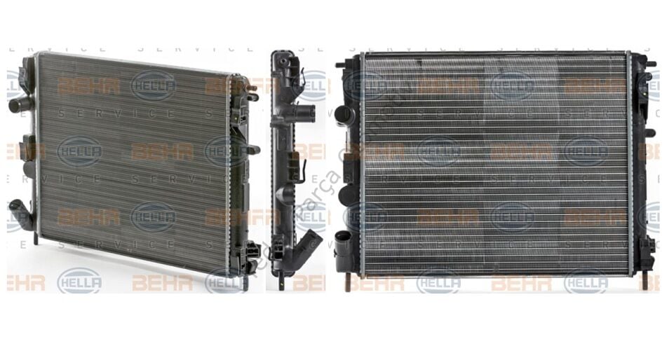 RADYATÖR CR35000S 8MK376700574 CLIO-II KANGO (98-01) LOGAN 1.5 DCI (480x415x28)