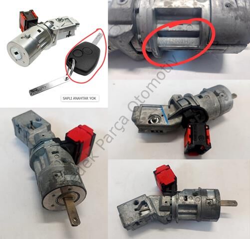 KONTAK 7701208408 LOGAN SANDERO (BUTONLU SET KOMPLE)
