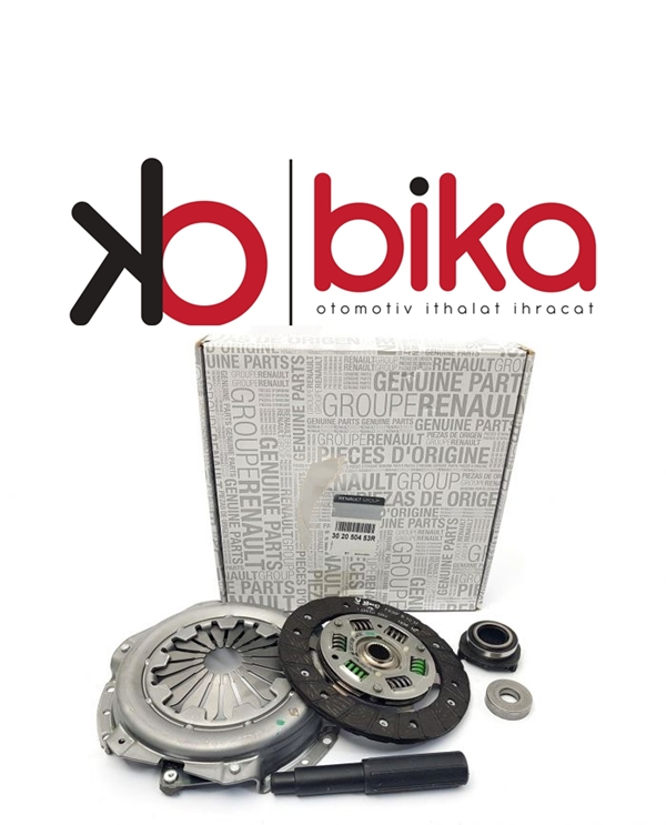Logan 1 I Solenza Debriyaj Seti Baskı+Balata+Bilya 1.4 8 K7J 2003 2012 302050453R Renault Mais