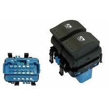 Megane 2 Sol Ön Cam Açma Düğmesi Butonu Çiftli Mavi Soket 5 Pin 8200107772 Ekim