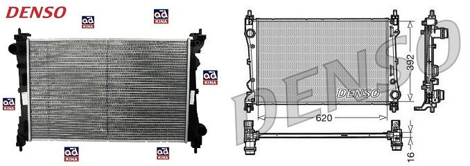 RADYATÖR 347325 DOBLO (10>) 1.3 MULTIJET