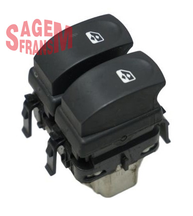 Cam Acma Kapama Dugmesi On Sol Ciftli Beyaz Clio Iii