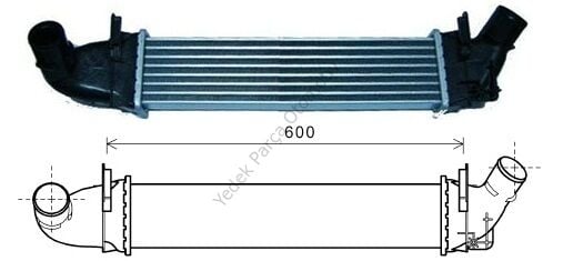 TURBO RADYATÖRÜ 6001548727 LOGAN MCV 1.5DCI