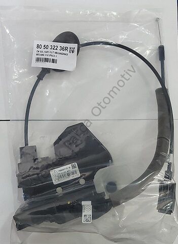 KAPI KİLİT MEKANİZMASI ÖN SOL ( TELLİ ) 805032236R MEGANE IV TALISMAN ESPACE V