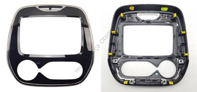 KLİMA VE RADYO ÇERÇEVESİ 682707901R CAPTUR KROM ÇIKINTILI TİP