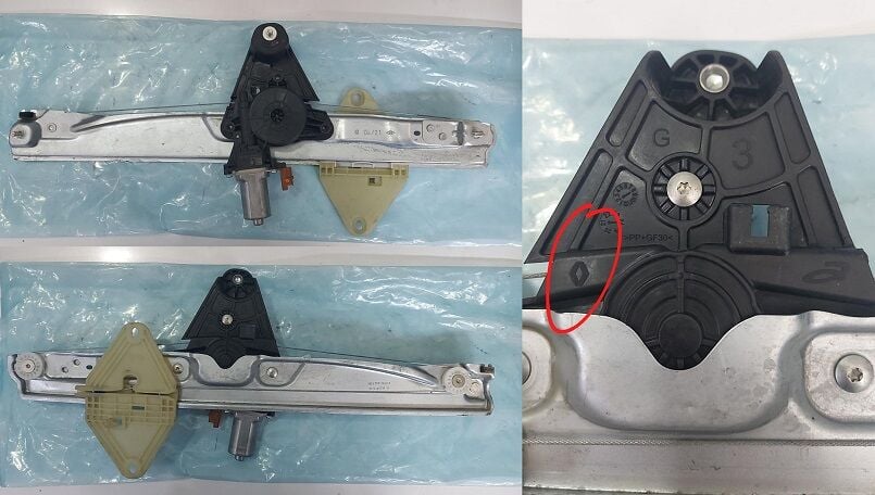 Sandero 3 Sol Ön Cam Kaldırma Krikosu 807214673R Renault Orijinal