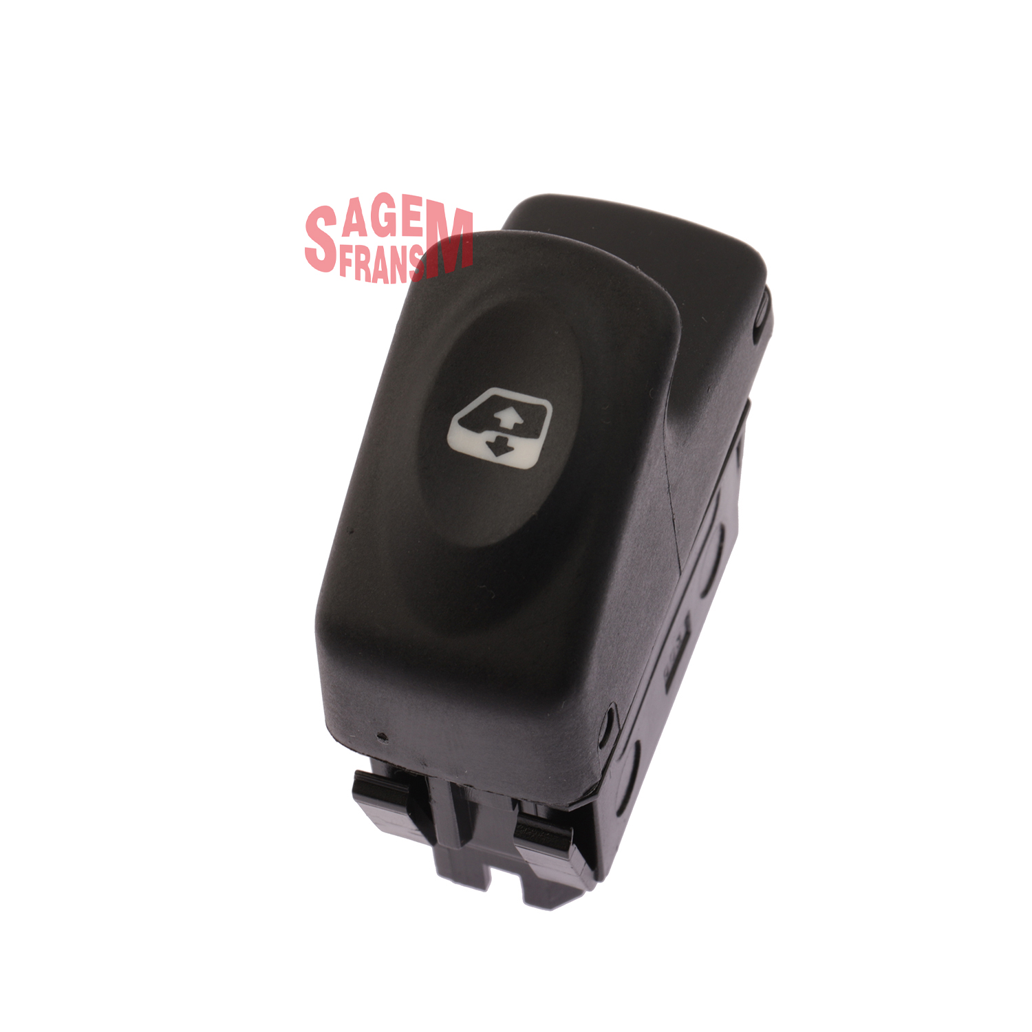 Cam Acma Dugmesi Clio-Kangoo 6 Fis Siyah Tekli