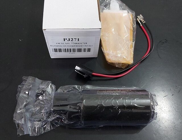 Benzin Pompasi (6 Bar) Pj271 Megane Ii (Ince Fiş - Düz Uçlu)