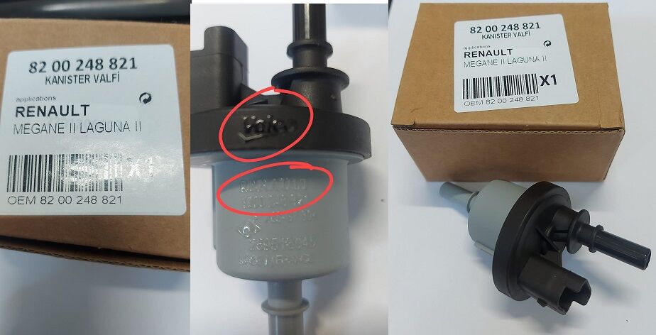Megane 2 Laguna 2 Dokker Kanister Elektrovana Valfi 8200660852 8200248821 Renault Orijinal