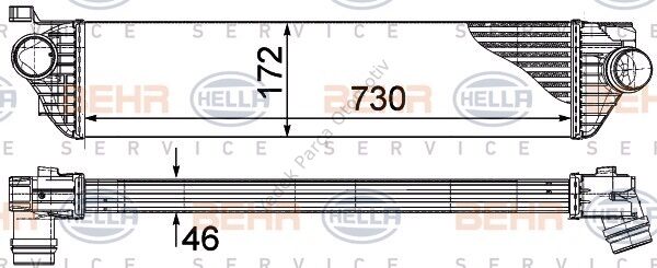 TURBO RADYATÖRÜ 345035 MASTER-III 2.3 DCİ M9T