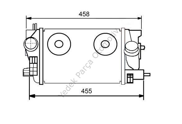 TURBO RADYATÖRÜ 345060 MERIVA-B