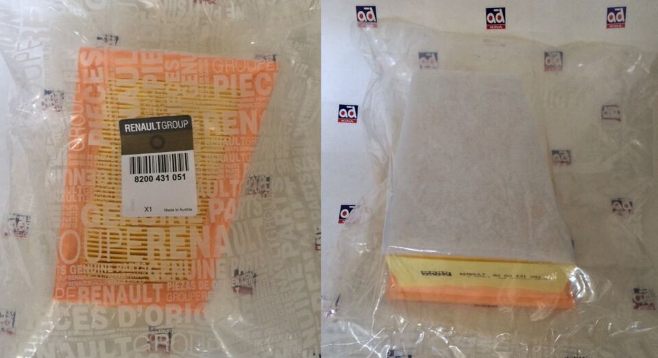 Megane 1 Clio 2 Laguna 1 - 2 Hava Filtresi 1.4-1.6-2.0 16V K4J K4M F4R 8200431051 Renault Orijinal