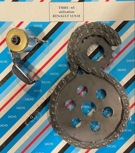 EKSANTRİK ZİNCİR + GERGİ + DİŞLİ TAKIMI R12 1400 ( 4'LÜ SET )