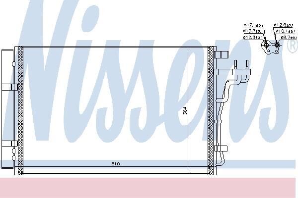 KLİMA RADYATÖRÜ 345470 SOUL-II (KURUTUCU İLE)