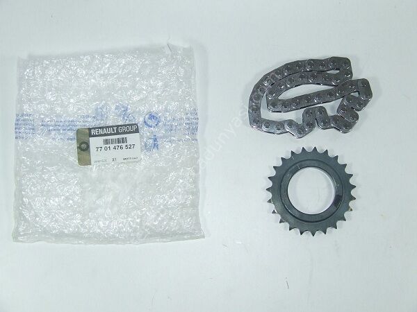 Trafic 3 Laguna 3 Motor Yağ Pompa Zincir Kiti 2.0 Dci M9R AdBlue 2013-> 7701476527 Renault Mais