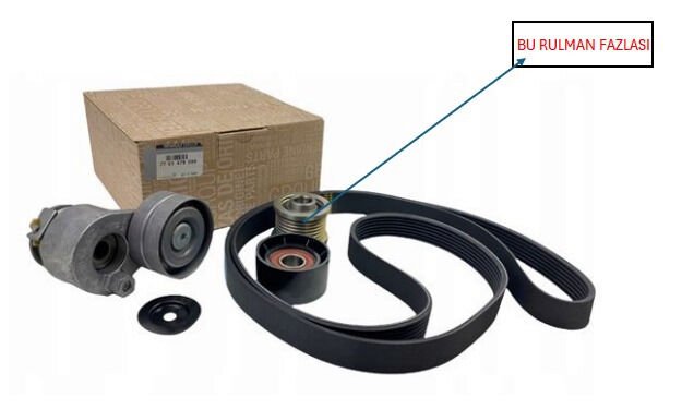 Laguna 2 Master 2 Trafic 2 Alternaör V Kayış Gergi Seti  2.0 16V F4R 117209732R Renault Mais